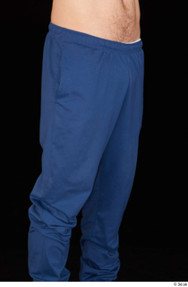 Hamza blue jogging pants dressed thigh 0008.jpg